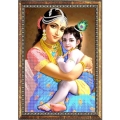 Рисунок на ткани RK Larkes "Мама Яшода и Кришна"